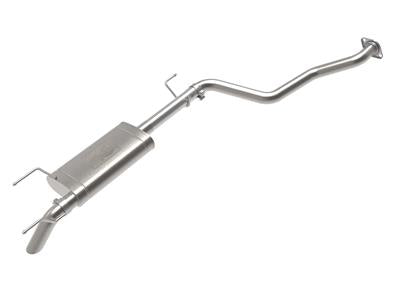 AFE Power Exhaust System, Rock Basher, Cat-Back, Single, Stainless Steel, Natural, Toyota, L4, Kit - 4946073