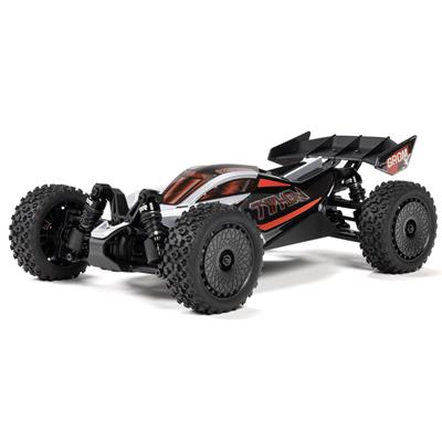 ARRMA RC Cars and Trucks, Arma Typhon GROM 1:14 Scale 4x4 RC Buggy Cars, Silver, Battery and - ARA2306T1