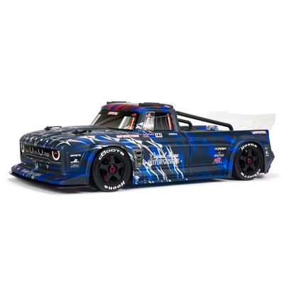 ARRMA RC Truck, 1/7 Infraction, 6S BLX V2 All-Road Truck RTR, Blue, Battery Sold Separately, Each - ARA7615V2T1