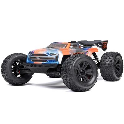 ARRMA RC Truck, 1/8 Kraton, 6S, V6, 4WD, Monster Truck, BLX Brushless Motor, RTR, Spektrum Firma - ARA8608V6T1