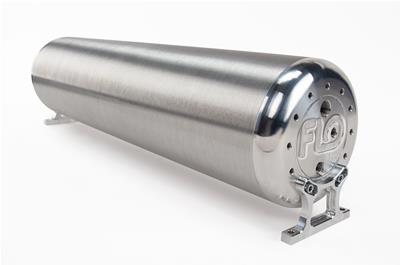Air Lift Performance Air Tank, FLO, 2.9 Gallons Volume, 24 in. Long, Aluminum, Natural, Each - 15224