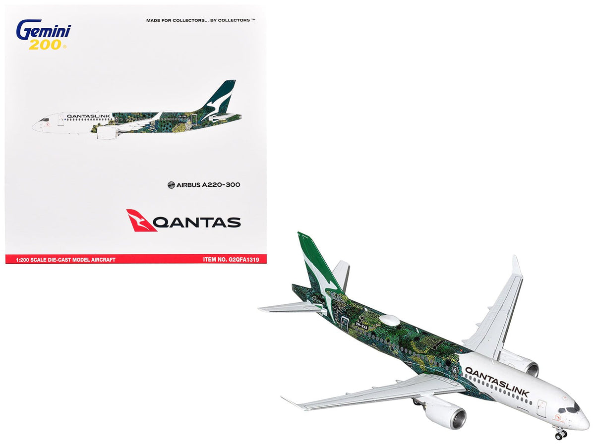 Rapid Vehicles Airbus A220-300 Commercial Aircraft "QantasLink - Minyma Kutjara Tjukurpa Livery"...