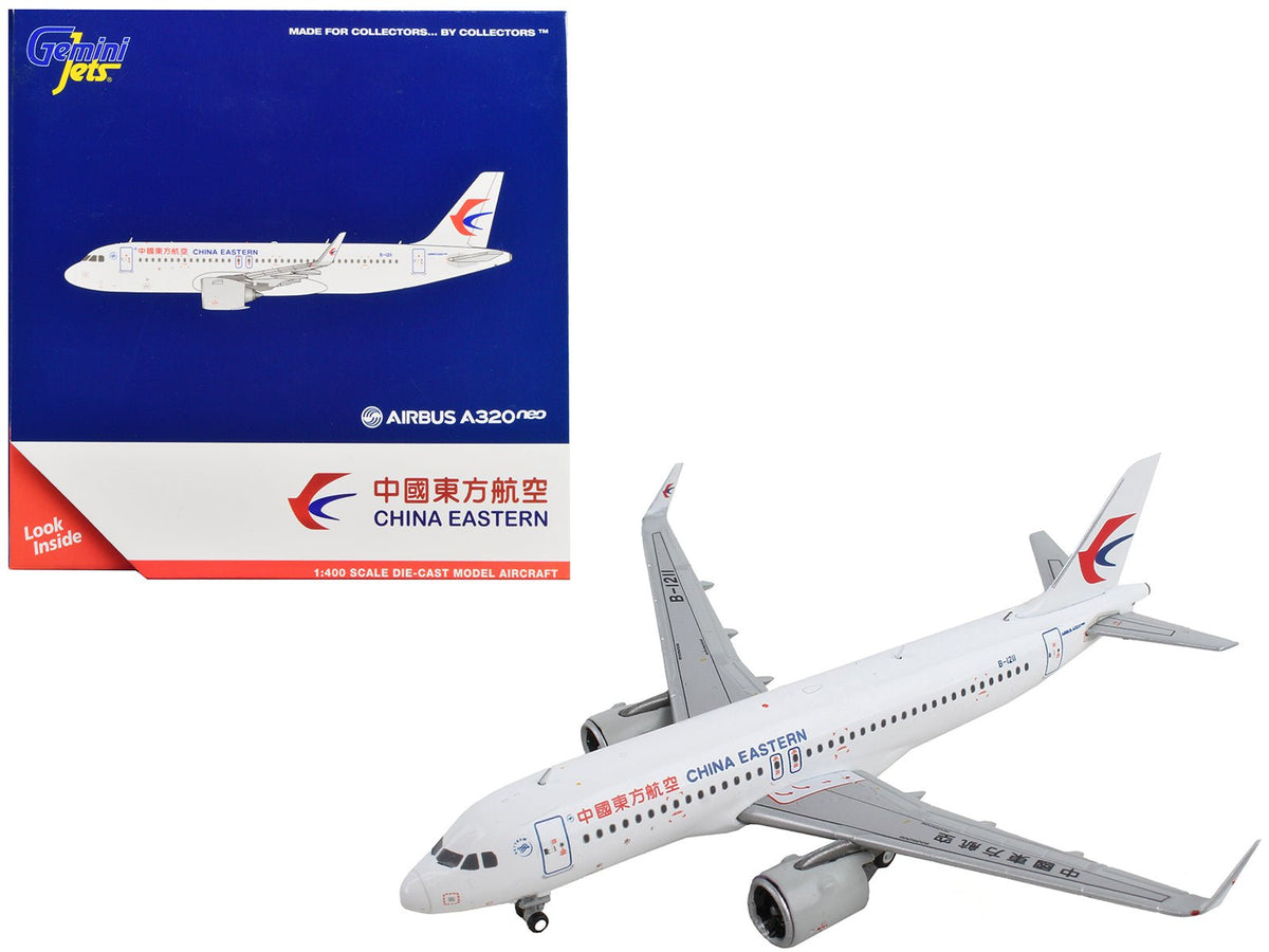 Rapid Vehicles Airbus A320neo Commercial Aircraft "China Eastern Airlines" White 1/400 Diecast...