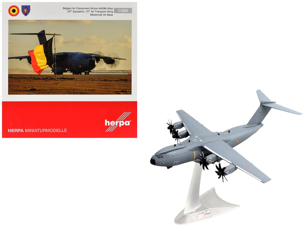 Rapid Vehicles Airbus A400M Atlas Transport Aircraft "20th Squadron 15th Wing Melsbroek Air Base"...