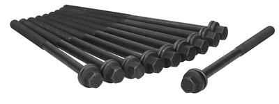Ajusa Cylinder Head Fasteners, Ajusa Cylinder Head Bolt Sets, Bolt, Steel, for use on Honda®, Sold - 81034300