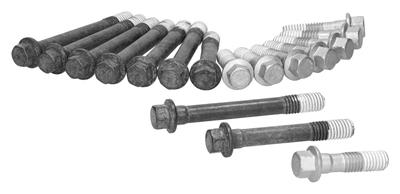 Ajusa Cylinder Head Fasteners, Ajusa Cylinder Head Bolt Sets, Bolt, Steel, Cadillac, Chevy, GMC - 81074600