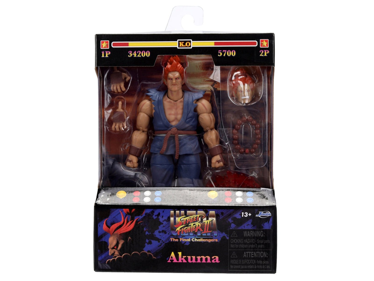 Rapid Vehicles Akuma 6" Moveable Figure with Accessories and Alternate Head and Hands "Ultra...