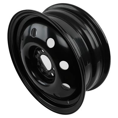 Allied Wheels Wheel, OEM/Snow, Steel, Matte Black, 16 in. x 6.0 in., 5 x 4.25/4.50 in. Bolt Circle - 7066088