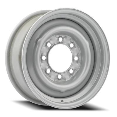 Allied Wheels Wheel, Single Light Truck Series, 16 in. x 7 in., 8 x 6.50 in. Bolt Pattern, Steel - X45337