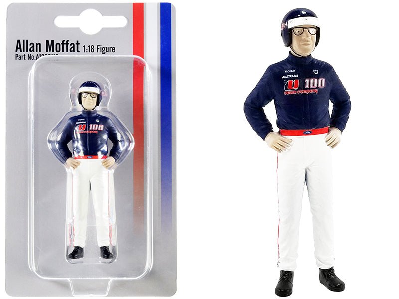 Rapid Vehicles Allan Moffat "U100" Driver Figurine for 1/18 Scale Models by ACME  free shipping...