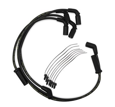 Accel Motorcycle Plug Wires, 8MM S/S WIRE 17 AND UP TOURING -BLACK - 171116K