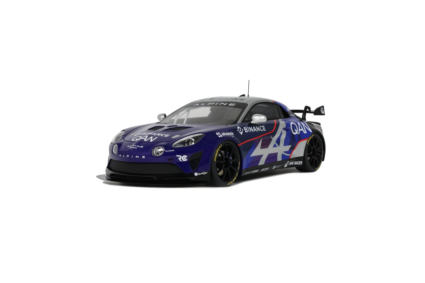 Otto 2024 Alpine A110 GT4 Evo Esports Series 2024 Blue 1:18