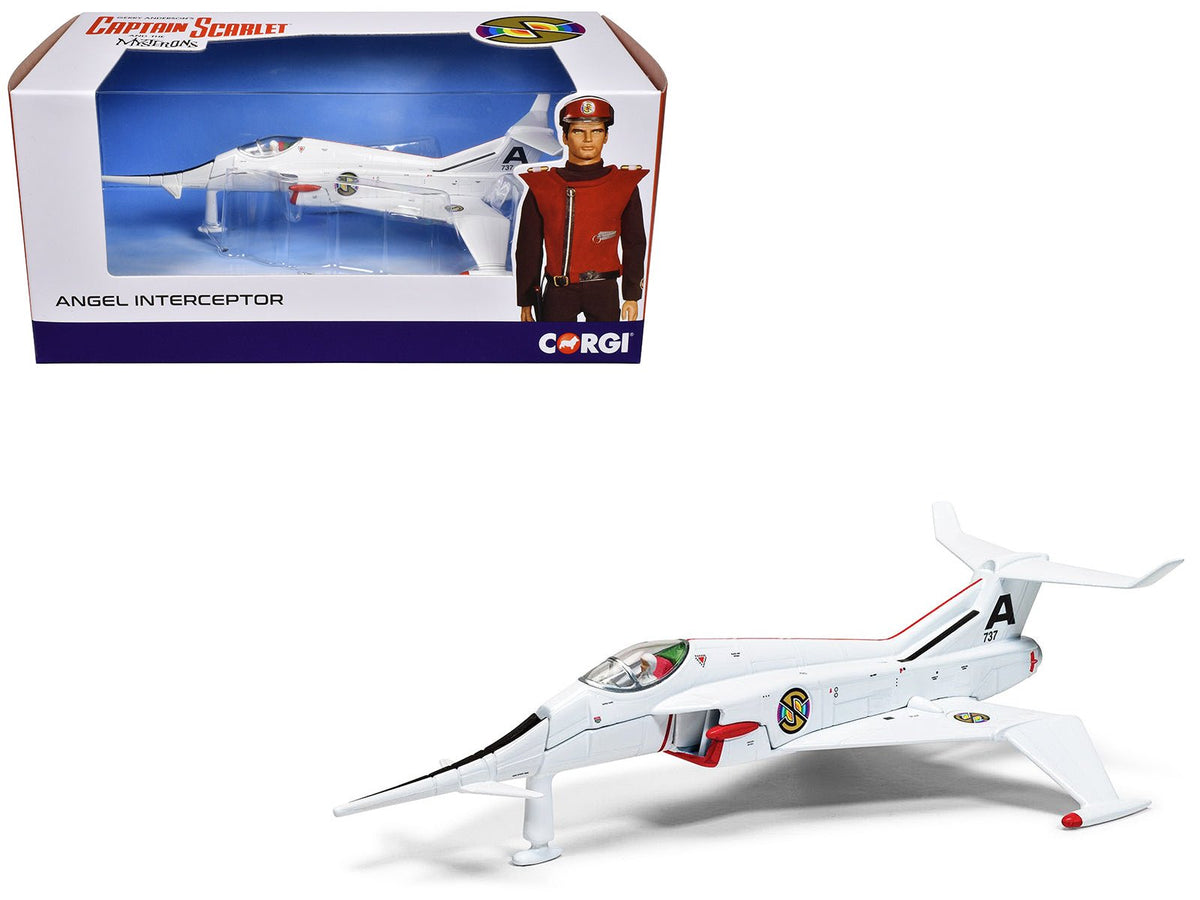 Rapid Vehicles Angel Interceptor Aircraft "World Army Air Force" White "Captain Scarlet and the...