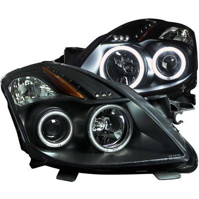 Anzo USA Headlight Assemblies, Anzo Headlights, High/Low Beam, Clear Lens, Black Housing, for - 121395