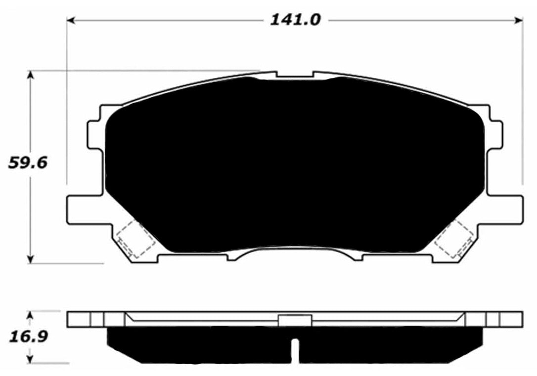 Porterfield Brake Pads for 2008 LEXUS RX 350