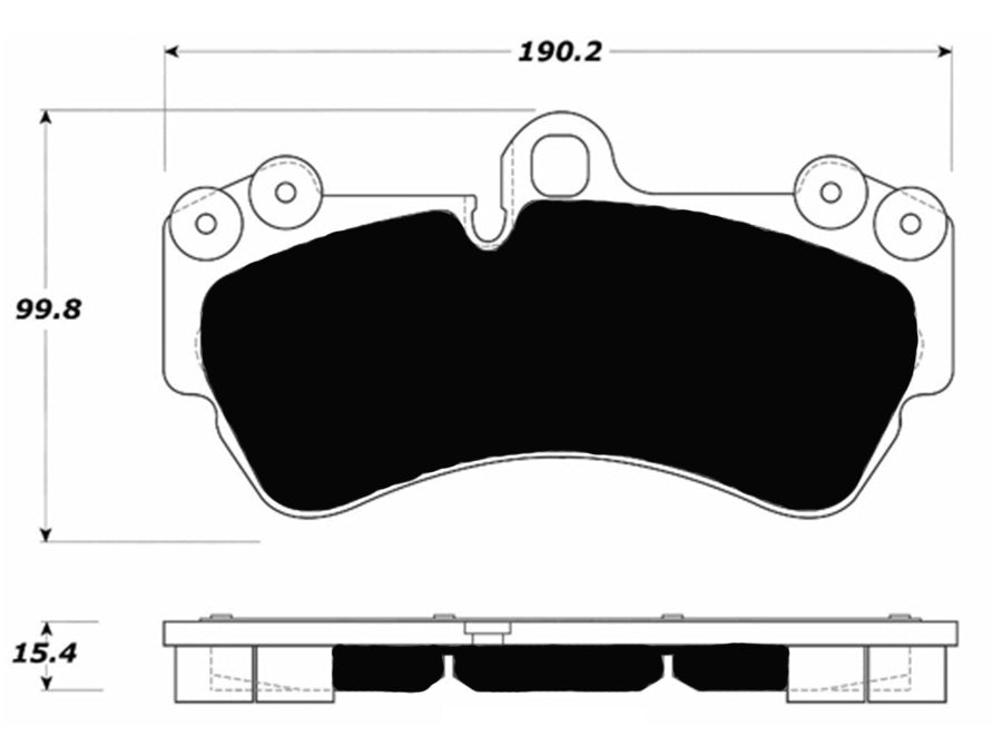 Porterfield Brake Pads for 2004 PORSCHE CAYENNE w/330mm Front Rotor