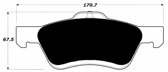Porterfield Brake Pads for 2008 MAZDA TRIBUTE R/Drum