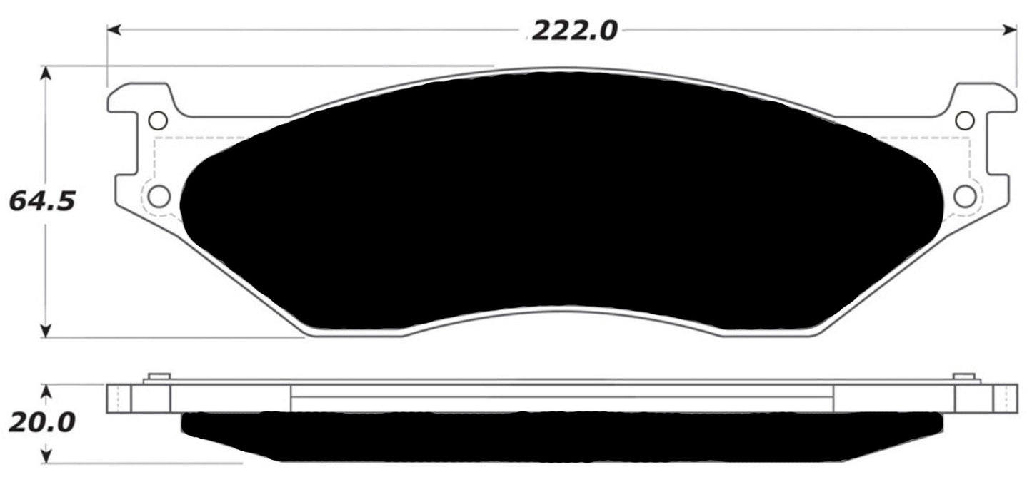 Porterfield Brake Pads for 2007 FORD F450 Super Duty