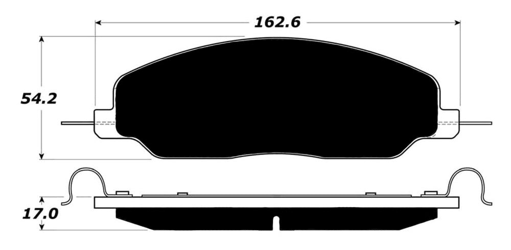 Porterfield Brake Pads for 2005 FORD MUSTANG V6