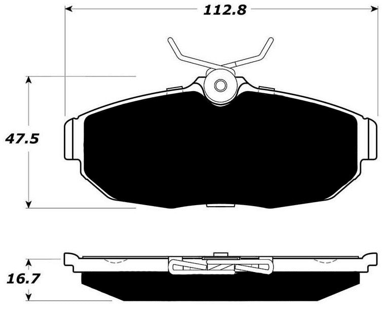 Porterfield Brake Pads for 2008 FORD MUSTANG Shelby GT500 KR