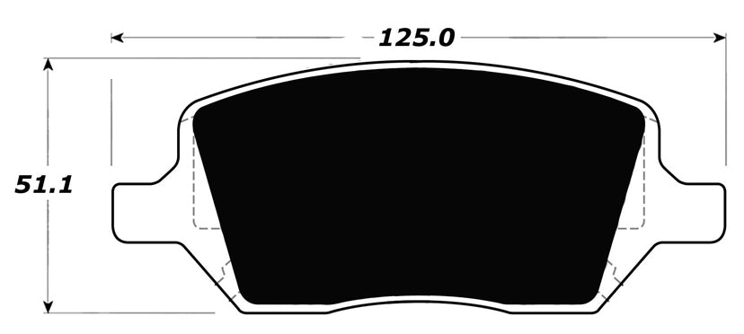 Porterfield Brake Pads for 2008 PONTIAC MONTANA