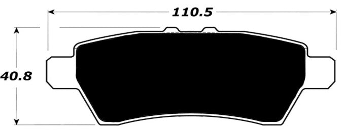 Porterfield Brake Pads for 2010 NISSAN PATHFINDER V8