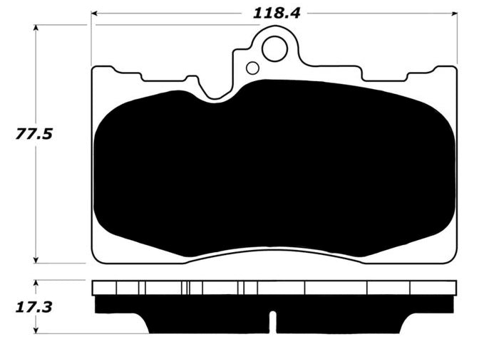 Porterfield Brake Pads for 2017 LEXUS IS 200 Turbo