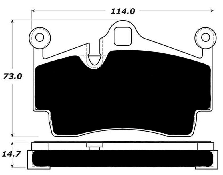 Porterfield Brake Pads for 2019 PORSCHE 718 Cayman