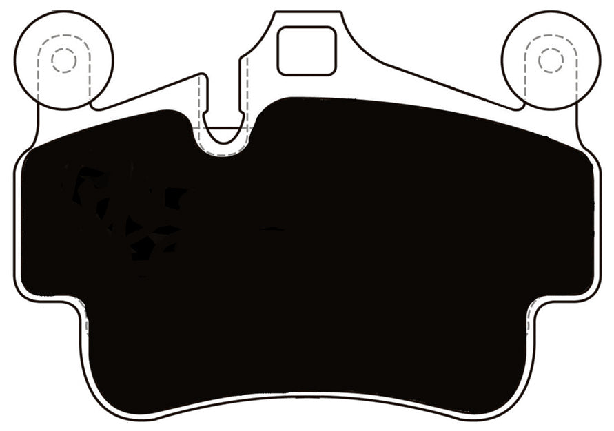 Porterfield Brake Pads for 2009 PORSCHE CAYMAN Coupe S w/Iron Discs