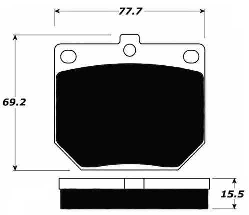 Porterfield Brake Pads for 1982 SAAB 900 Series