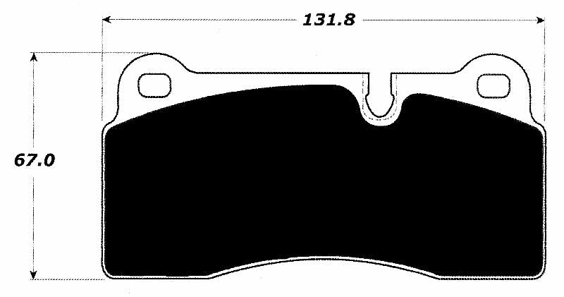 Porterfield Brake Pads for 2002 LAMBORGHINI MURCIELAGO