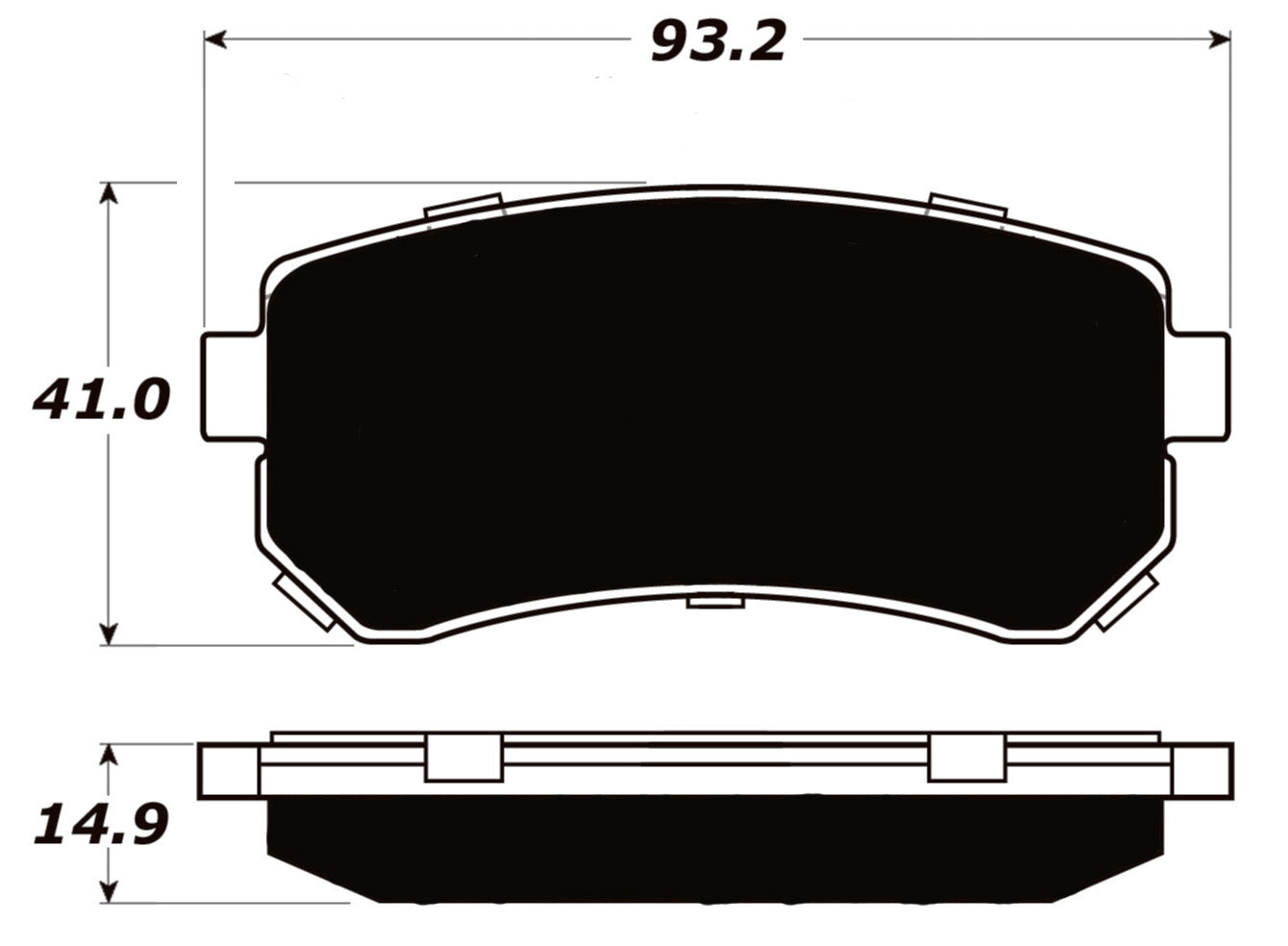 Porterfield Brake Pads for 2009 KIA FORTE 2.0L