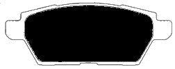 Porterfield Brake Pads for 2011 LINCOLN MK Z