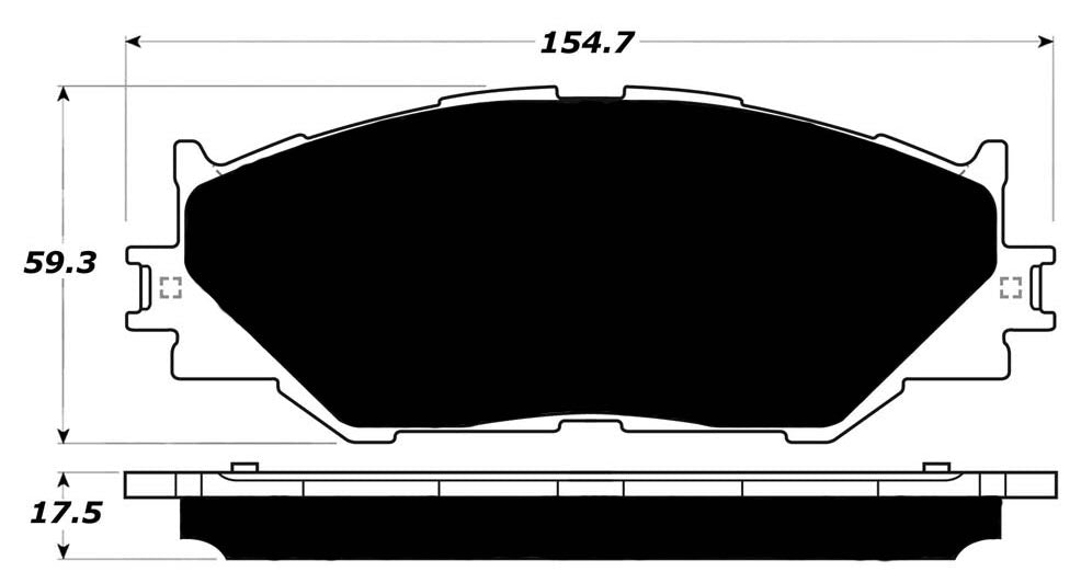 Porterfield Brake Pads for 2003 LEXUS IS 250