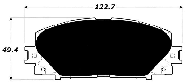 Porterfield Brake Pads for 2015 TOYOTA PRIUS Plug-In