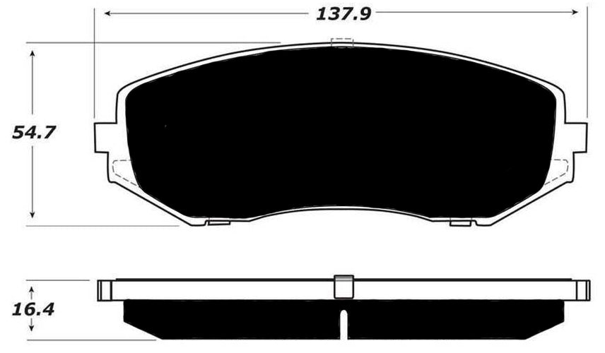 Porterfield Brake Pads for 2010 SUZUKI GRAND VITARA