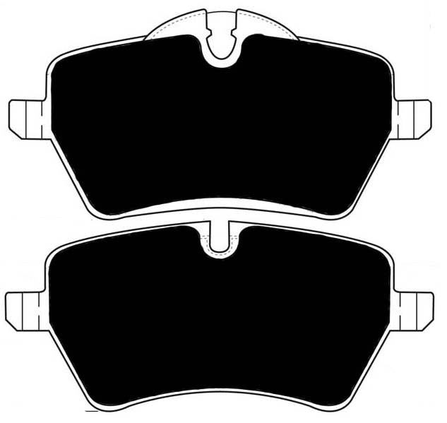 Porterfield Brake Pads for 2016 MINI Convertible w/JCW