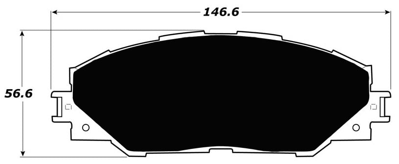 Porterfield Brake Pads for 2011 TOYOTA MATRIX AWD