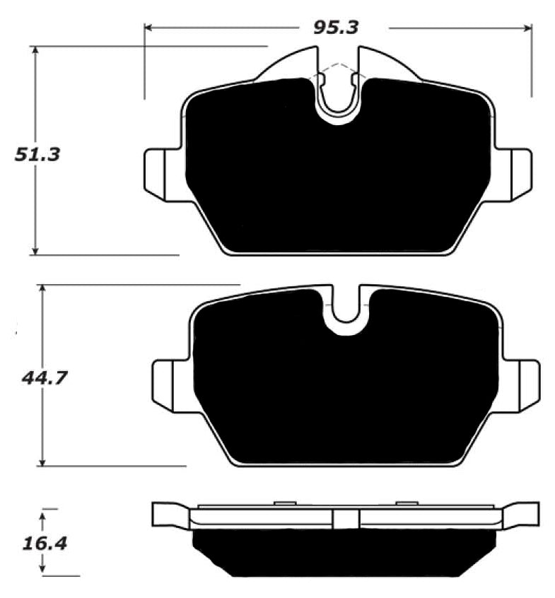 Porterfield Brake Pads for 2014 MINI Paceman