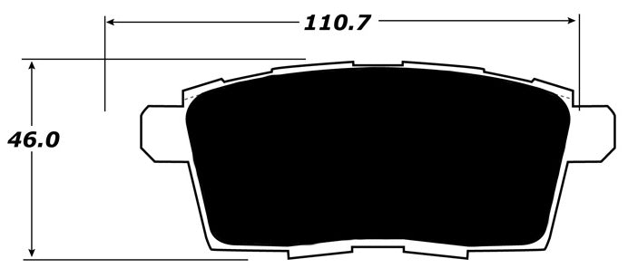Porterfield Brake Pads for 2009 MAZDA CX-7