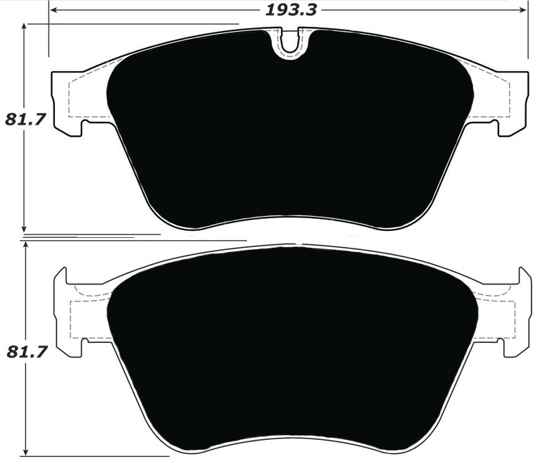 Porterfield Brake Pads for 2007 MERCEDES-BENZ ML63 AMG