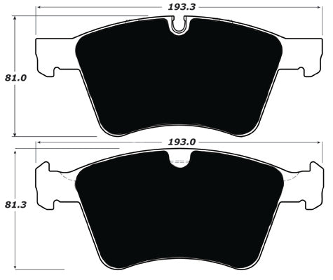 Porterfield Brake Pads for 2009 MERCEDES-BENZ GL320 w/373mm Front Rotor