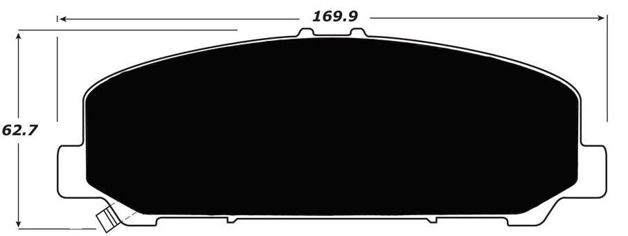 Porterfield Brake Pads for 2009 INFINITI QX56