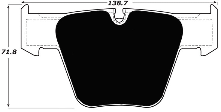 Porterfield Brake Pads for 2009 MERCEDES-BENZ S65 AMG - w/Iron Discs