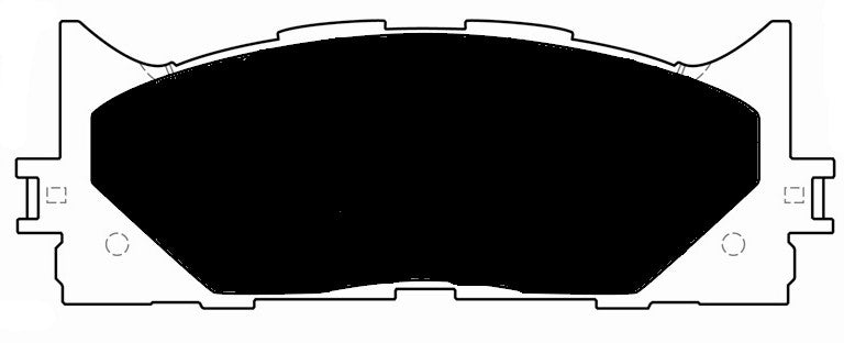 Porterfield Brake Pads for 2018 TOYOTA CAMRY
