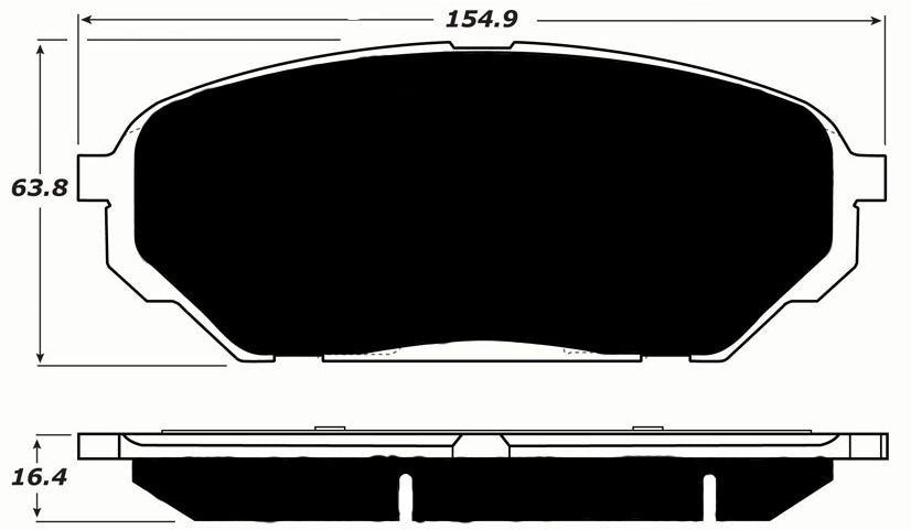Porterfield Brake Pads for 2010 HYUNDAI VERACRUZ