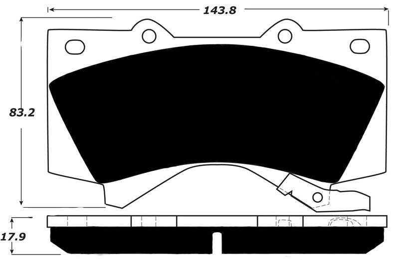 Porterfield Brake Pads for 2014 LEXUS LX 570