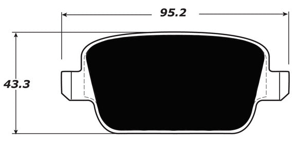 FR SPORT Porterfield Brake Pads for 2016 VOLVO S80 AWD 316MM FRONT DISC W/MANUAL PB - View 3