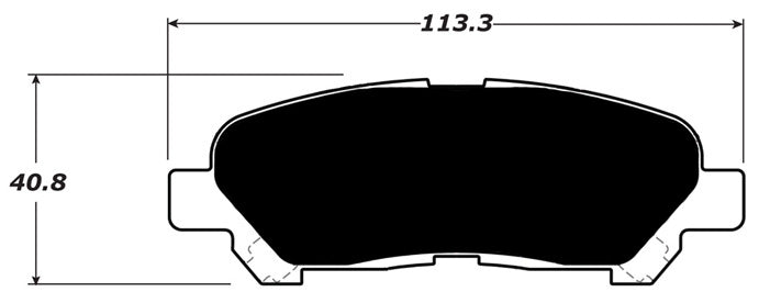 Porterfield Brake Pads for 2012 TOYOTA HIGHLANDER