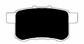 Porterfield Brake Pads for 2009 HONDA ACCORD Coupe LX-S